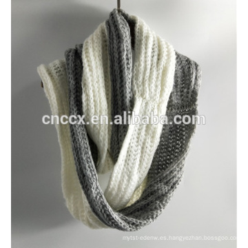 Bufanda tejida floja de la cachemira del color de la bufanda de la manera de la señora PK17ST422